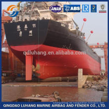 Luhang Marke Rubber Vessel startet Airbags in Indonesien Werft